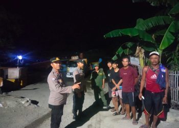 Jaga Keamanan Dibulan Suci Ramadhan, Polsek Muaragembong Gelar Patroli Dialogis