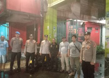 CEGAH AKSI TAWURAN, POLRES METRO JAKARTA PUSAT DAN POLSEK JAJARAN GENCARKAN PATROLI GABUNGAN 3 PILAR