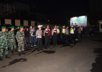 Polres Metro Depok Gelar Patroli Gabungan Bersama Kodim 0508, dan Pemerintah Kota Depok Untuk Memberikan Rasa Aman Kepada Masyarakat