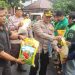 Polres Metro Jaksel Bagikan Sembako Ke Ojol dan Anak Yatim di Bulan Ramadhan