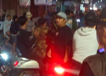 Patroli Wilayah, Bhabinkamtibmas Jatirahayu Bubarkan Remaja Yang Melakukan Balap Lari