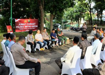 Kapolres Metro Depok Buka Puasa Bersama Warga Perumahan Bumi Pusaka Cinere Seraya Berpesan Agar Waspada Hoax Pasca Pemilu
