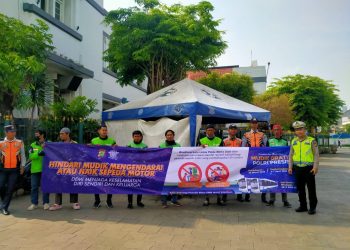 Satlantas Jakarta Barat Gencar Lakukan Edukasi Keselamatan Jelang Idul Fitri 1445 H