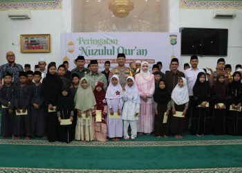Peringatan Nuzulul Qur’an Dirayakan dengan Khidmat di Polres Metro Depok
