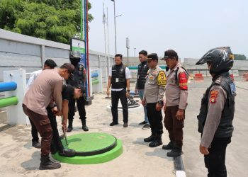 Polresta Bandara Soekarno-Hatta (Soetta) Lakukan Pengecekan SPBU