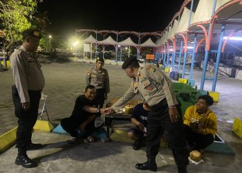 Patroli Malam Bulan Ramadhan di Pulau Harapan: Polsek Kepulauan Seribu Utara Mantapkan Kamtibmas Pasca-Pemilu 2024