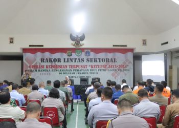 Rakor Lintas Sektoral Ops Terpusat Ketupat Jaya 2024 Digelar Polrestro Jaktim Dalam Rangka Pengamanan Idul Fitri 1445 H