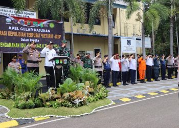 Apel Gelar Pasukan Operasi “Ketupat Jaya-2024” untuk Pengamanan Idul Fitri 1445 Hijriah di Kepulauan Seribu