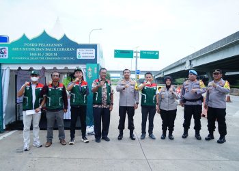 Tinjau Jalan Toll Cimanggis-Setu, Kapolres Metro Bekasi Bekasi Pastikan Siap Dipakai Jalur Mudik