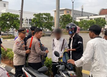 Konvoi Buka/Takjil On The Road, Sejumlah Pelajar Diamankan Petugas Pos Pam Polsek Metro Tamansari