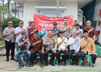 Jum’at Curhat, Kapolres Berpesan Tingkatkan Siskamling Menjelang Lebaran