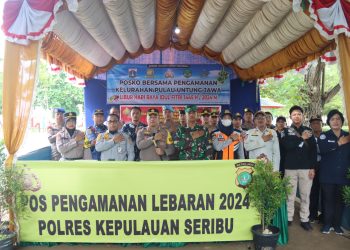 Kapolres Kepulauan Seribu cek Pos PAM dan Pastikan Kesiapan pengamanan Jelang Idul Fitri 1445 H