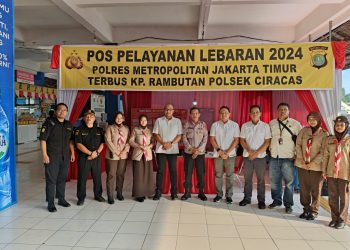 H-3 Lebaran Dirreskrimum PMJ Cek Kesiapan Anggota di Posyan Terbus Kampung Rambutan