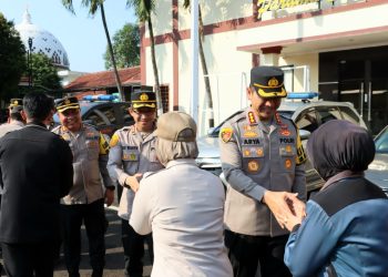 Kapolres Metro Depok Sambut Hari Raya Dengan Halal Bihalal Bersama Anggota Dan PNS