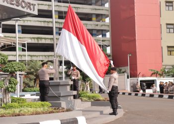 Polres Metro Jakarta Barat Gelar Upacara Hari Kesadaran Nasional 2024 Dengan Khidmat