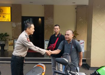 Warga Pemudik Apresiasi atas Pelayanan Penitipan kendaraan bermotor Gratis Polsek Kalideres