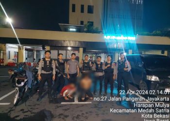 Tim Perintis Presisi Polrestro Bekasi Kota Mengamankan 2 Terduga Pelaku Begal