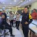 Rawan Perampokan, Satuan Pam Obvit Polres Metro Jakarta Selatan Sambangi Obvit Toko Emas