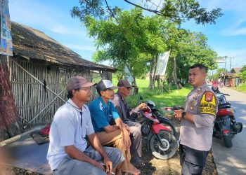 Eratkan Ikatan Dengan Masayarakat, Bhabinkamtibmas Desa Jaya Laksana Sampaikan Pentingnya DDS