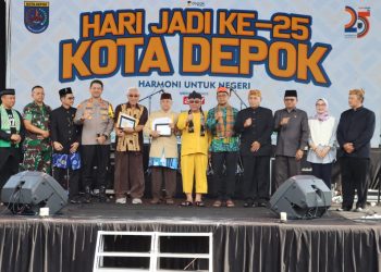 Kapolres Metro Depok Menghadiri Kegiatan Hut Kota Depok KE-25