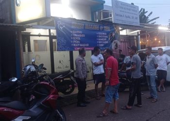 Bhabinkamtibmas Kelurahan Pengasinan Bojongsari Layani Laporan Warga Yang Amankan Pelaku Curanmor