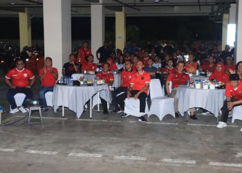 Dukung Indonesia di Piala Asia U – 23, Polres Metro Bekasi Kota gelar Nonton Bareng Semifinal Indonesia vs Uzbekistan