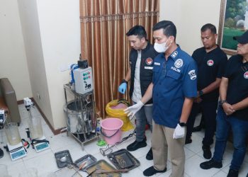 Polda Metro Jaya Gelar Olah TKP Industri Rumahan Narkoba di Sentul Hari Ini