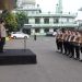 Upacara Laporan Kenaikan Pangkat Pengabdian Dan Pemberhentian Tidak Hormat Anggota Polres Metro Jakarta Selatan