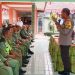 Kapolsek Bekasi Selatan Pimpin Pembinaan dan Pembekalan Anggota Linmas