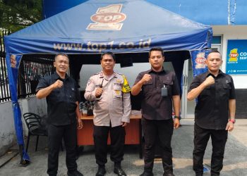 Bhabinkamtibmas Kelurahan Kemayoran Sambang di Perkantoran Jalan Garuda