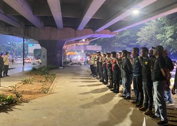 Polres Metro Jaktim Gelar Apel Cipkon dan Patroli Gabungan dimalam Minggu