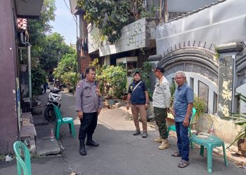 Bhabinkamtibmas Kelurahan Harapan Mulya Sambang di Rw 07 Kelurahan Harapan Mulya