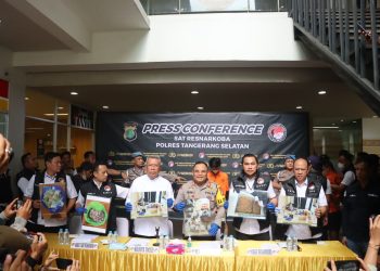 Sat Narkoba Polres Tangsel Berhasil Ungkap Tempat Produksi Tembakau Sintetis