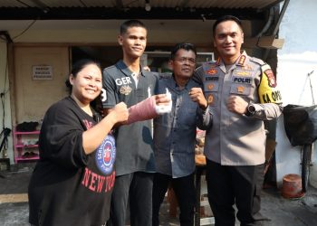 Kapolres Metro Jakbar Beri Dukungan Moral Satrio Mukti, Casis Bintara Polri Korban Begal yang Raih Penghargaan Kapolri