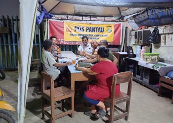Bhabinkamtibmas Kelurahan Joglo Laksanakan Kegiatan Strong Point dan Pos Pantau untuk Antisipasi Kejahatan