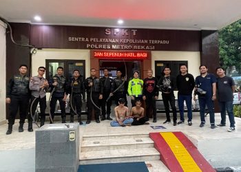 Patroli Perintis Presisi Polres Metro Bekasi Gagalkan Aksi Tawuran Pemuda Bersejata Tajam
