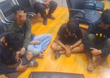 Tim Patroli Presisi Polres Metro Jakpus Amankan 5 orang Saat Hendak Tawuran Berikut 3 Celurit Panjang