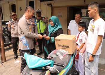 Casis Bintara Polri Korban Begal, Satrio Mukti Raharjo Dapat Hadiah Sepeda Motor