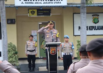 Upacara Hari Kebangkitan Nasional Polres Kepulauan Seribu Berlangsung Khidmat dan Lancar