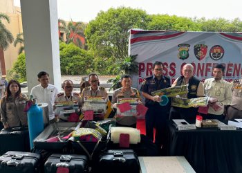 Polresta Bandara Soeta Gagalkan Penyelundupan Puluhan Ribu Ekor Benih Bening Lobster