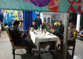 Waspada Tindak Pelaku Kejahatan Bhabinkamtibmas Lengkong Wetan Himbau Warga Tingkatkan Siskamling