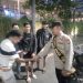 Polres Polres Metro Jakarta Pusat Himbau Remaja Yang Nongkrong Tengah Malam Di Bundaran HI Segera Pulang