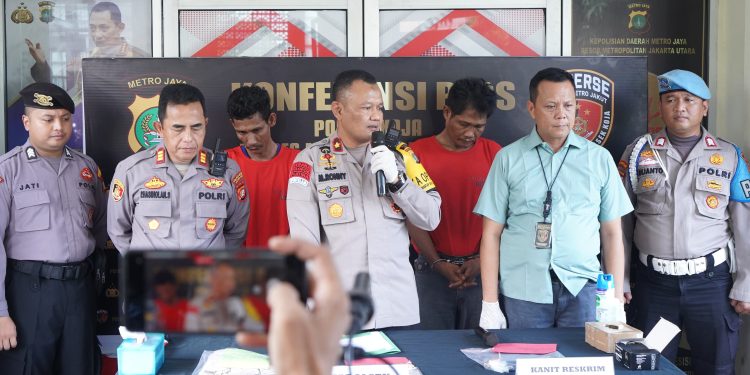 Polsek Koja Musnahkan Ratusan Knalpot Tidak Sesuai Standar