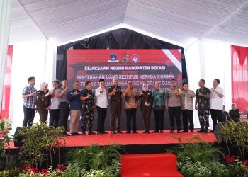 Restitusi Korban TPPO, Wakapolres Bekasi Sambut Kunker Kajati Jabar