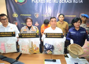 Sat Reskrim Polrestro Bekasi Kota Ungkap Kasus Pencabulan dan Kekerasan Terhadap Anak Yang Menyebabkan Meninggal