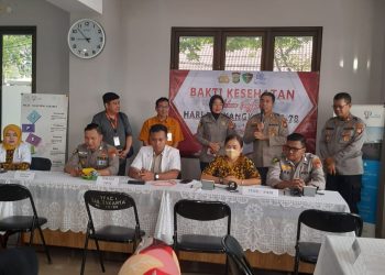 Kapolsek Kebayoran Baru Melaksanakan Baksos Kesehatan di YPAC Kelurahan Gunung