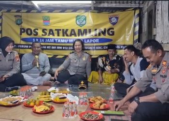 Polres Metro Bekasi Gencarkan Sambangi Pos Satkamling, Tekan Ruang Pelaku Tindak Pidana
