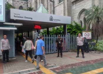 Unit Binmas Polsek Sawah Besar Melakukan Pengamanan Ibadah