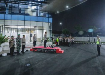 Polres Metro Tangerang Kota Gelar Apel Pengamanan Malam Idul Adha, Patroli Skala Besar Jaga Kondusifitas