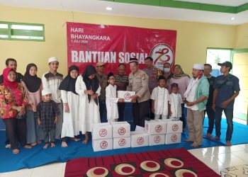 Polsek Metro Kebayoran Baru Gelar Bakti Sosial dalam Rangka Hari Bhayangkara ke-78